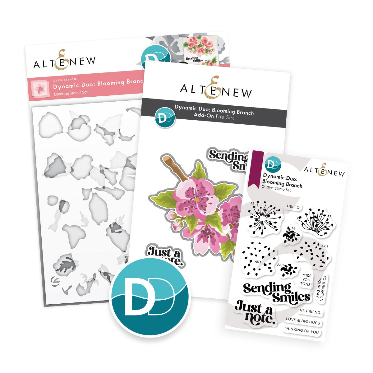 Altenew -Dynamic Duo: Blooming Branch & Add-on Die Bundle