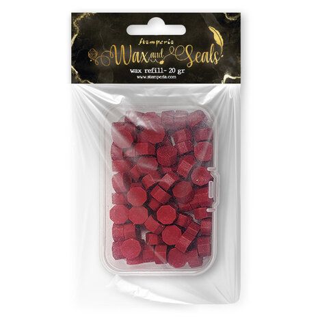 Stamperia - Wax And Seals Wax Refill Seal Red 20gr