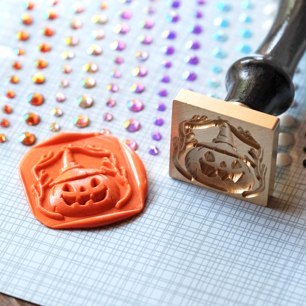 Honey Bee -  Jack-o-Lantern - Wax Stamper