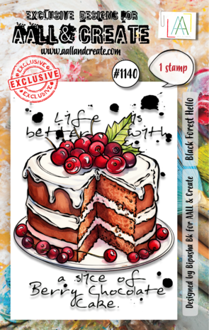 AALL and Create - Stamp Set A7 Black Forest Hello 