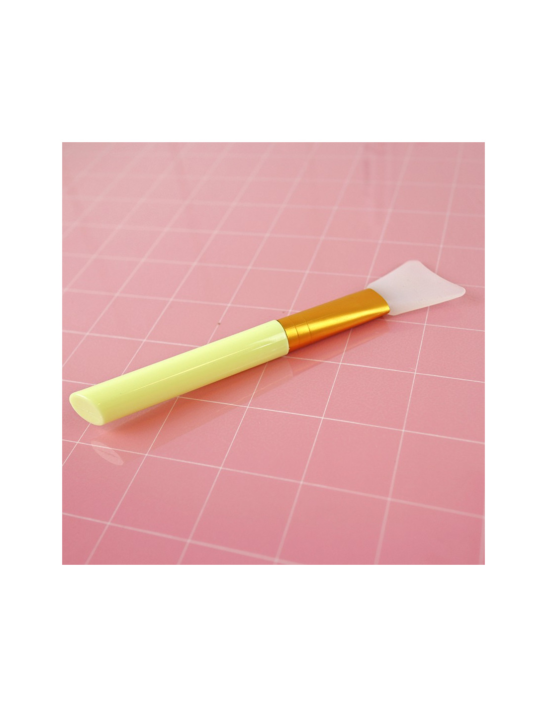 Rita Rita - Yellow silicone spatula for adhesives and mix media