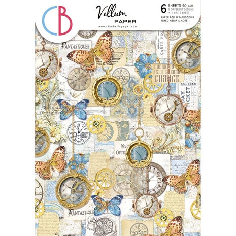 Ciao Bella - Esprit de Voyage A4 Vellum Paper Patterns (6pcs)