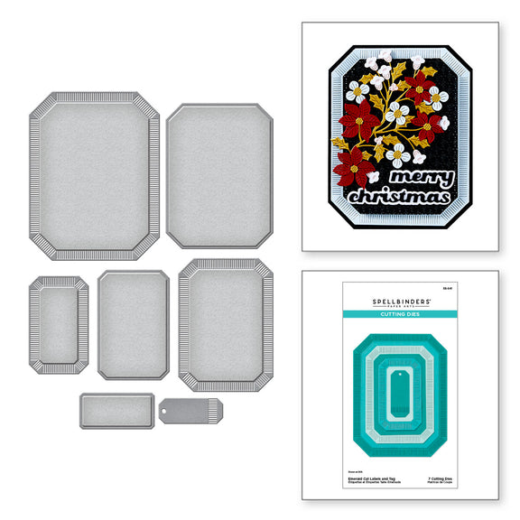 Spellbinders - Emerald Cut Labels and Tag Etched Dies