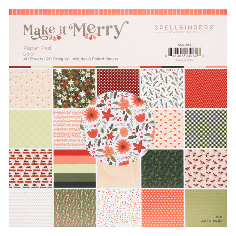 Spellbinders - Make It Merry Paper Pad