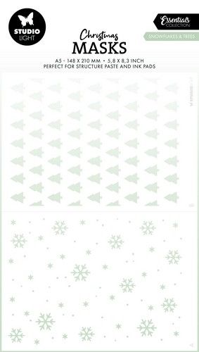 Studio Light Mask Snowflakes & trees Essentials nr.291