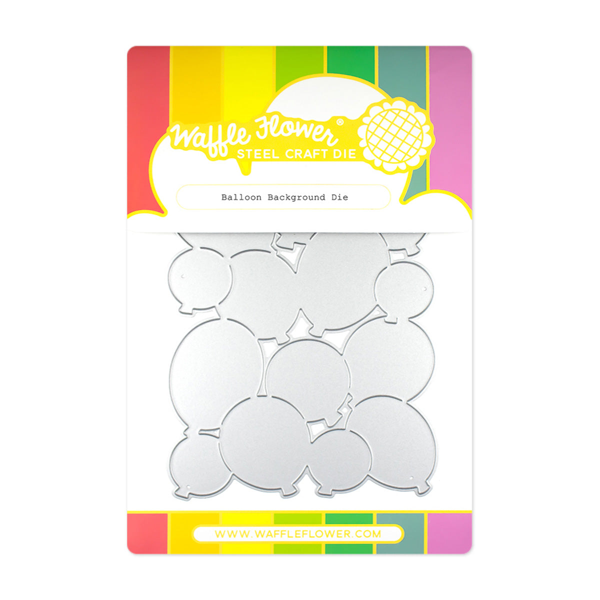 Waffle Flower - Balloon Background Die