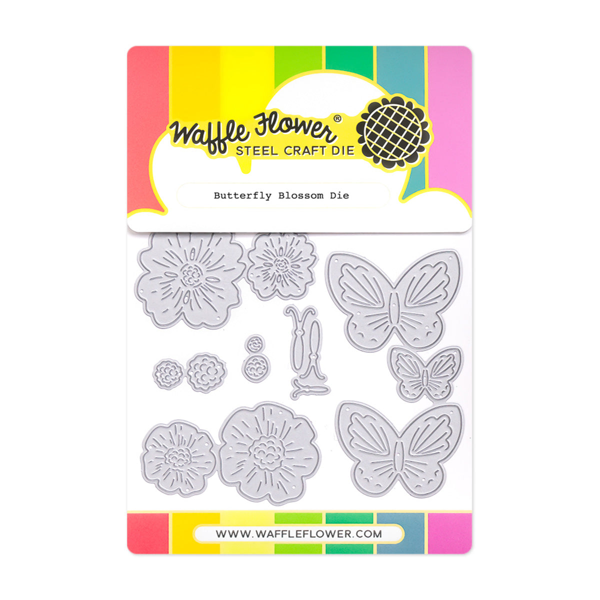 Waffle Flower Butterfly Blossom Die