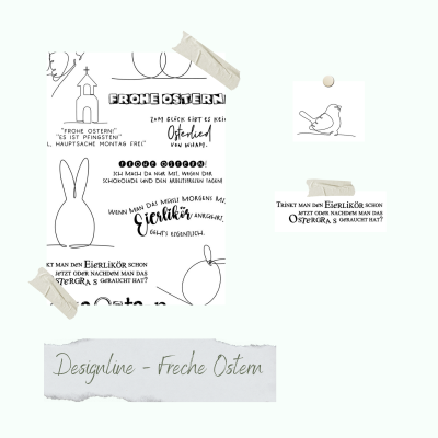 Creative Depot -  Stempelset - Designline - Freche Ostern 