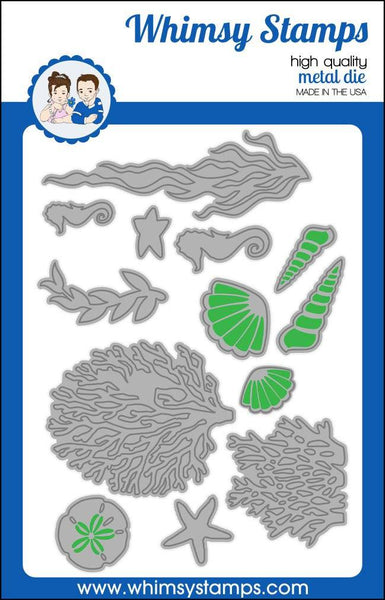 Whimsy Stamps - Build-an-Ocean Die Set