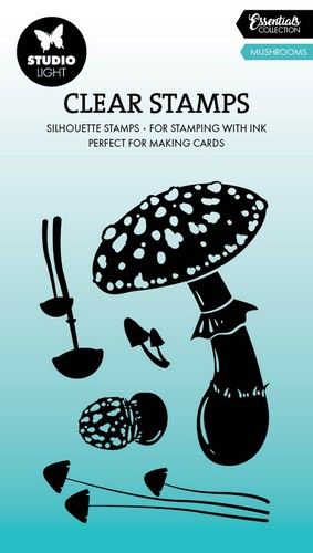 Studio Light Clear Stamp Mushrooms Essentials nr.708