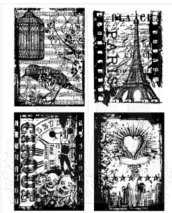 Tim Holtz Cling Mount Stamps: Random Gatherings