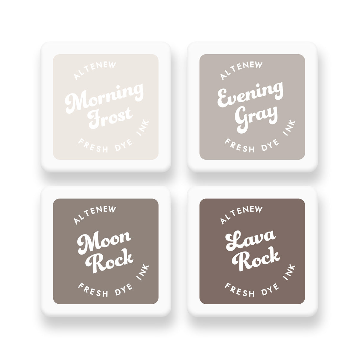 Altenew - Warm Gray Fresh Dye Ink Mini Cube Set