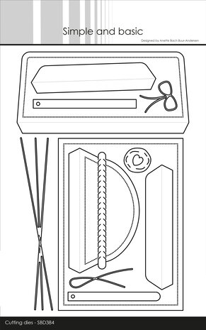 Simple and Basic - Envelope with Zipper A6 Dies