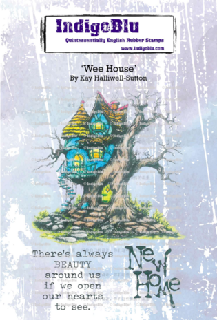 IndigoBlu - Wee House A6 Rubber Stamps