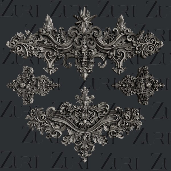 Zuri - Baroque Ornaments Set 1