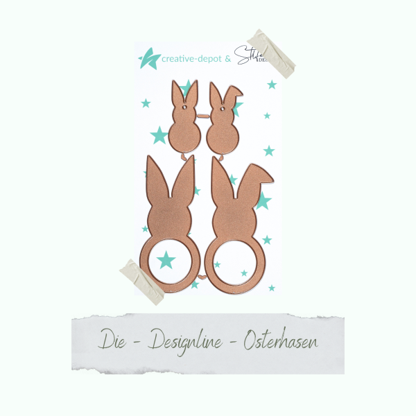 Creative Depot -  Die - Designline - Osterhasen 