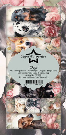 Paper Favourites - Dogs Slim Paper Pack