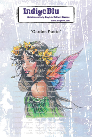 IndigoBlu - Garden Faerie A6 Rubber Stamps 