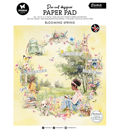 Studio Light - Paper Pad Blooming Spring Essentials nr.272