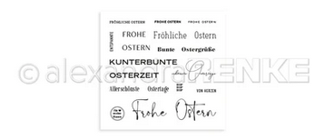 Alexandra Renke - Clear Stamp 'Kunterbunte Osterzeit'