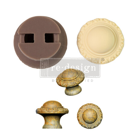 Re-Design with Prima - Cece Luxe Ornate 1.5x1.3 Inch Knob Mould