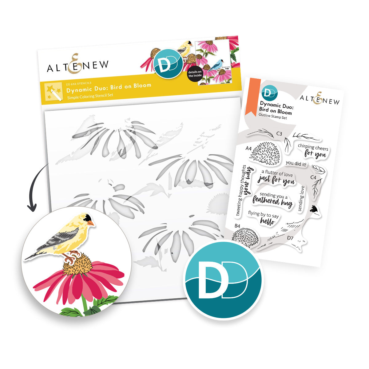 Altenew - Dynamic Duo: Bird on Bloom Bundle 