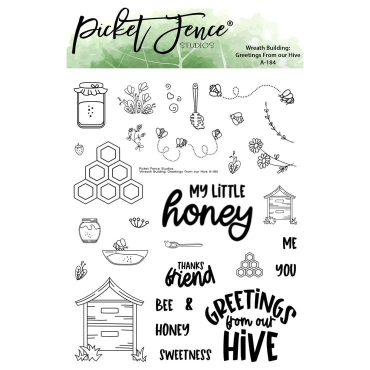 Picket Fence Studios - Wreath Building: Greetings from our Hive