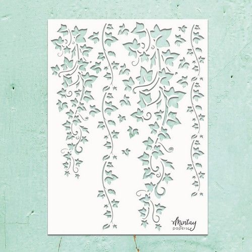 Mintay Kreativa - 6 x 8 Stencil - Ivy