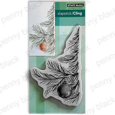 Penny Black - ADORNED EDGE ( CLING RUBBER STAMP)Stamp size: 3.5" x 5.5"