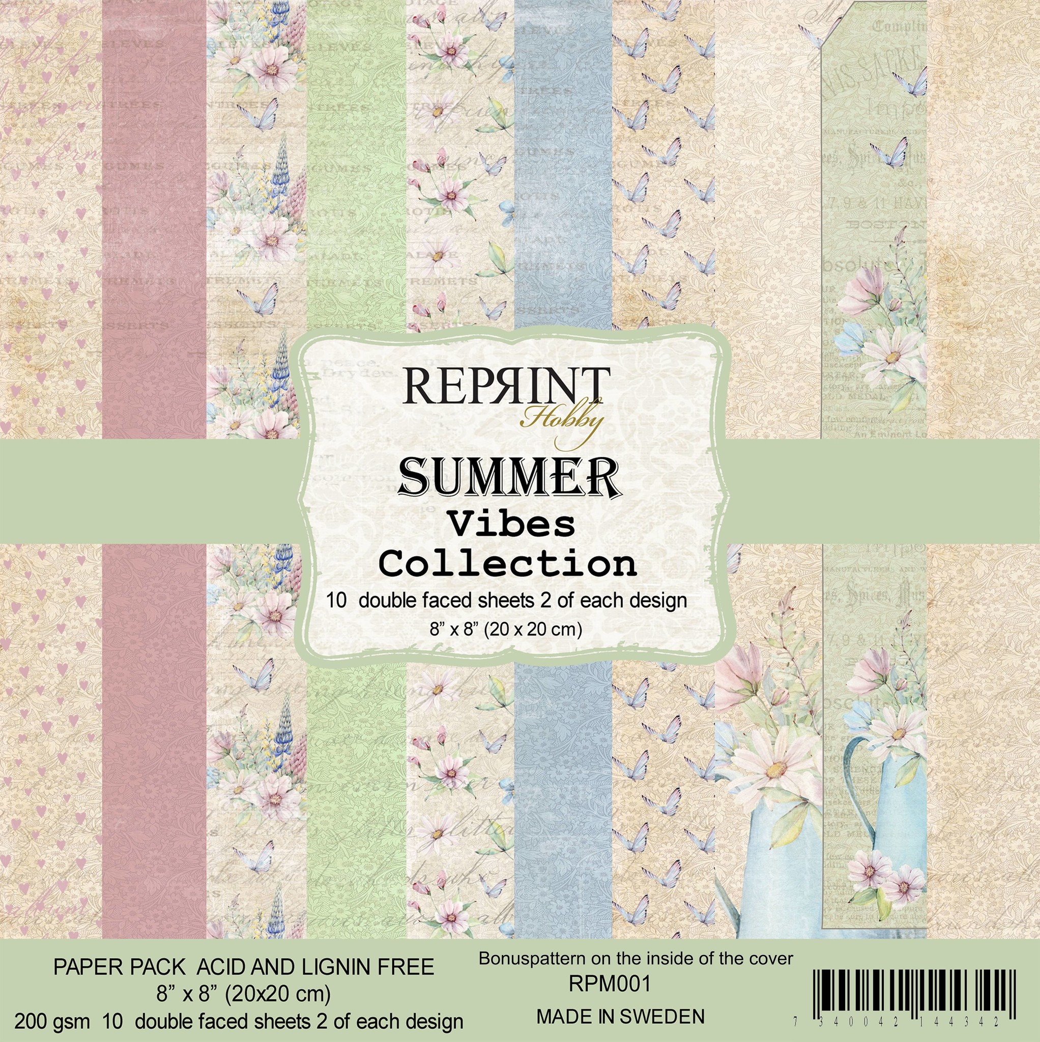 reprint-summer-vibes-8x8-inch-paper-pack-rpm001