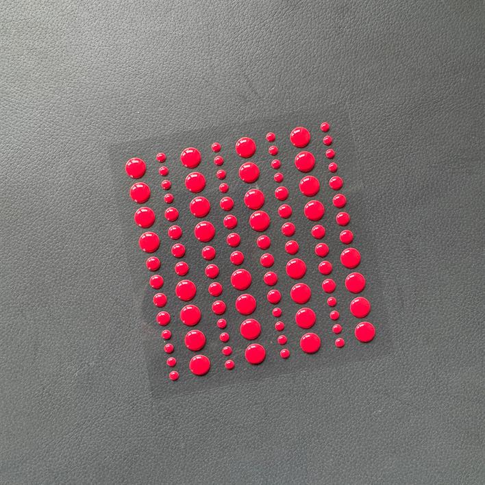 Simple and Basic - Enamel Dots "Pink Red" (96 pcs)"