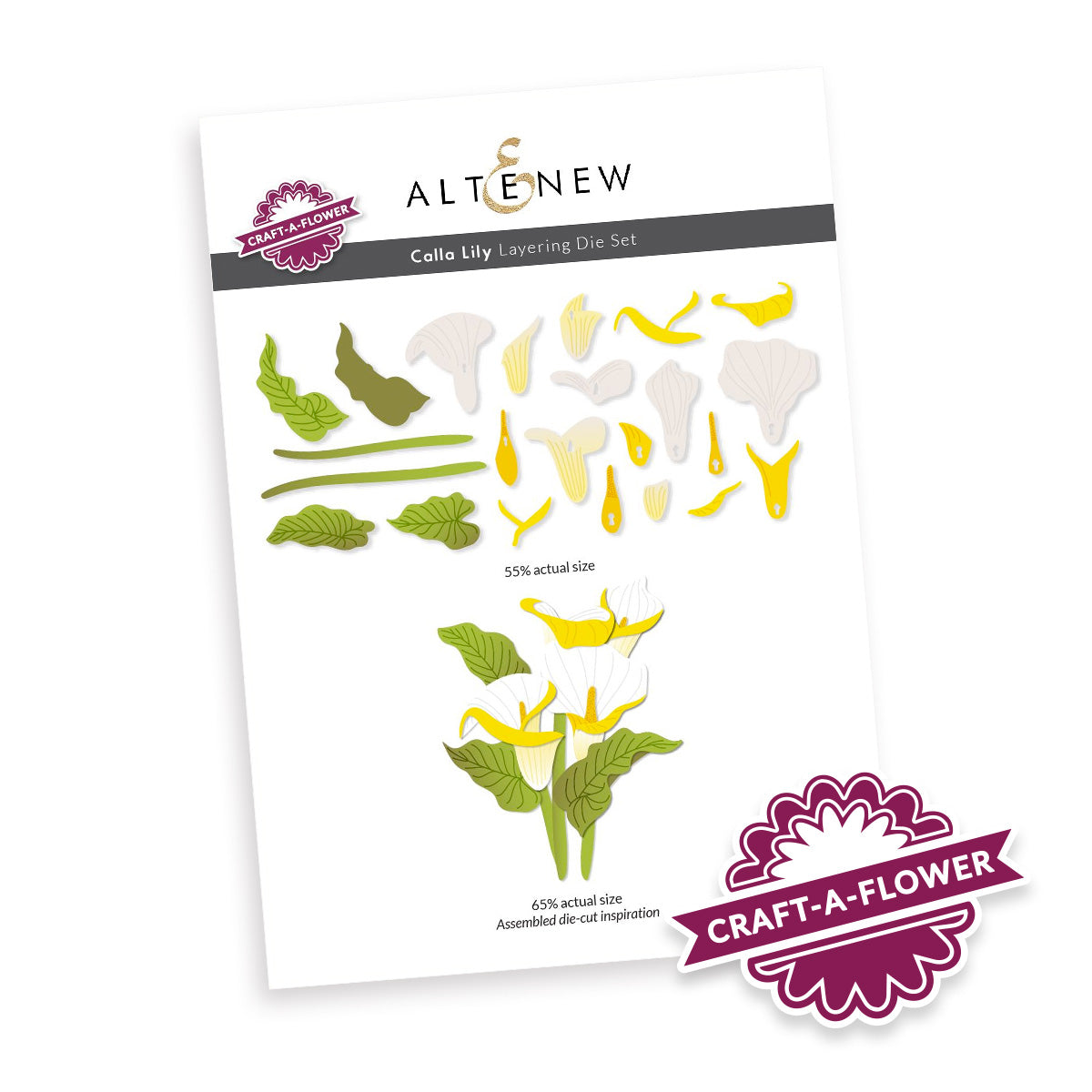 Altenew - Craft-A-Flower: Calla Lily Layering Die Set 