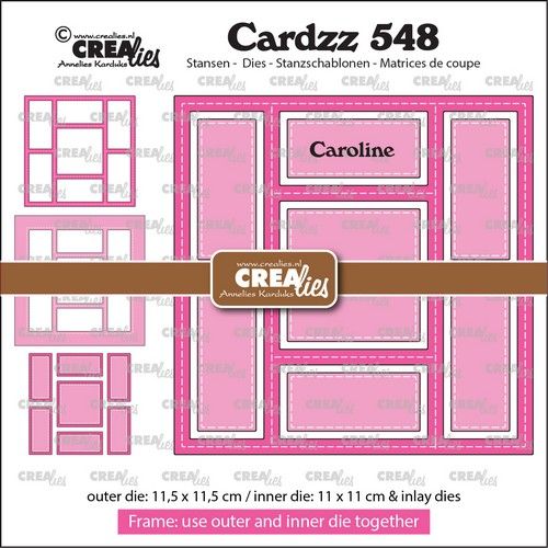 Crealies Cardzz Frame & Inlays Caroline