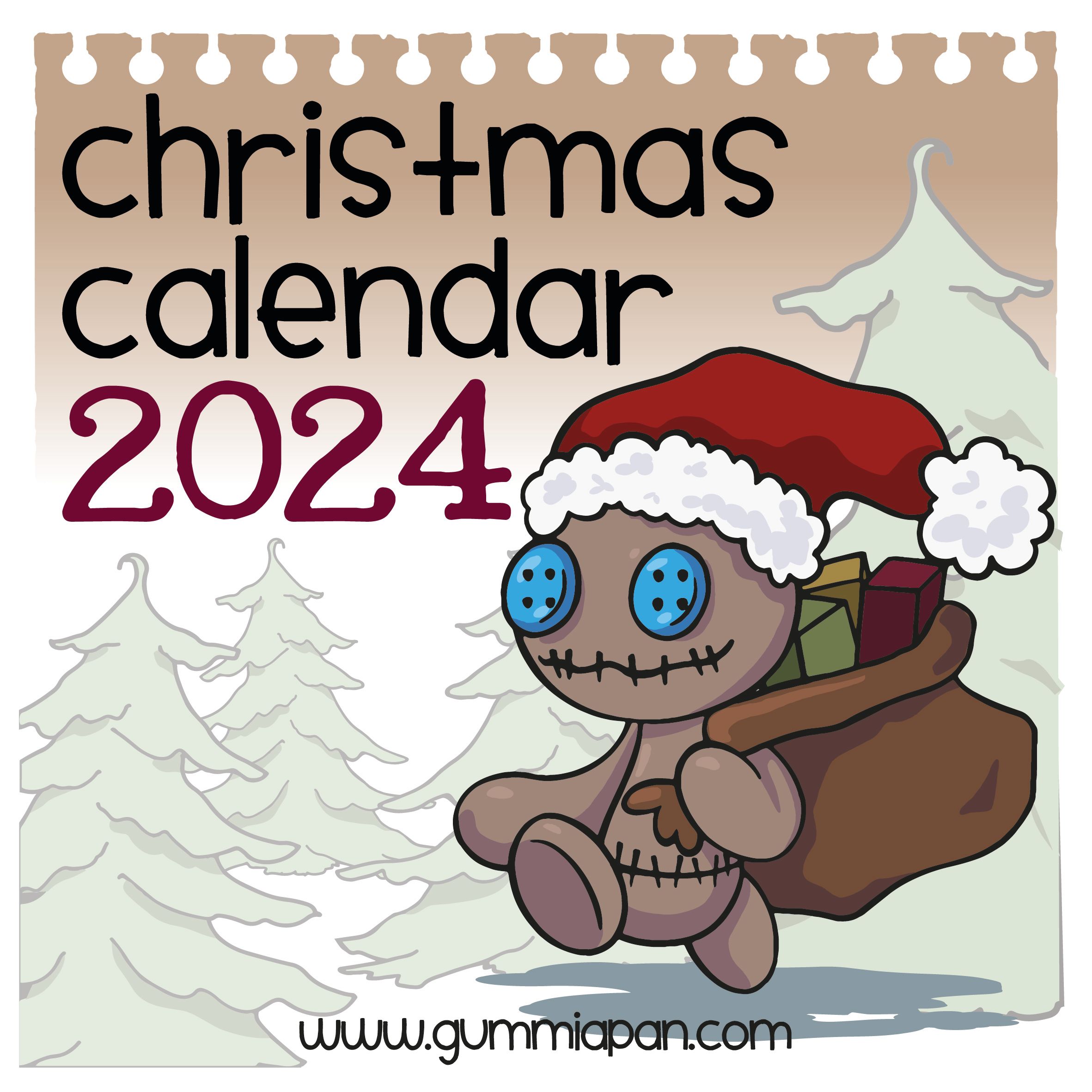 VORBESTELLUNG - Gummiapan: Christmas Calendar 2024 