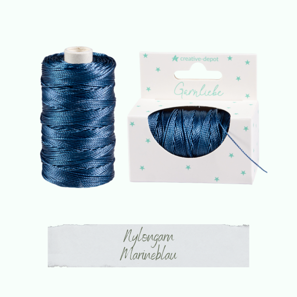 Creative Depot -   Nylongarn - Marineblau - Garnliebe 