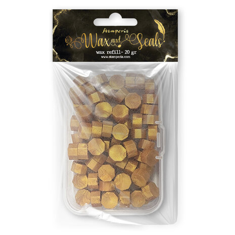 Stamperia - Wax And Seals Wax Refill Light Gold 20gr