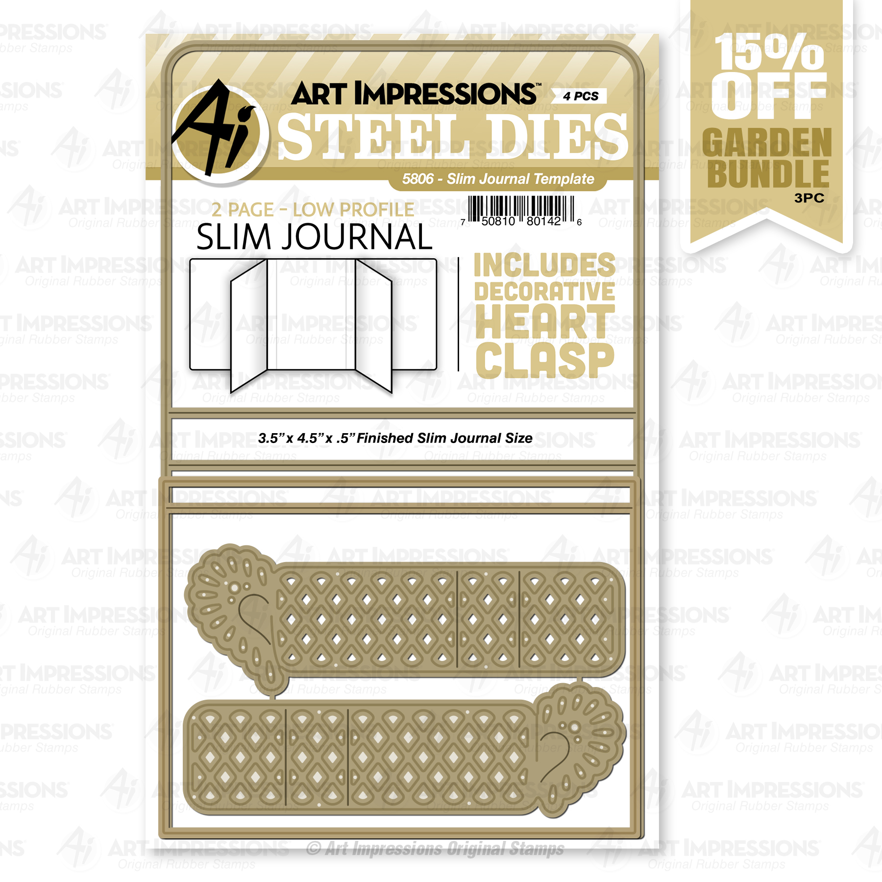 Art Impressions - Slim Journal Template