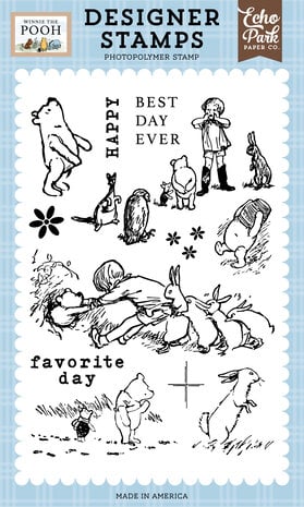 Echo Park - Favorite Day With Pooh Clear Stamps