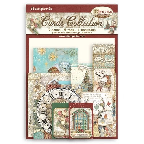 Stamperia - Christmas Greetings Cards Collection