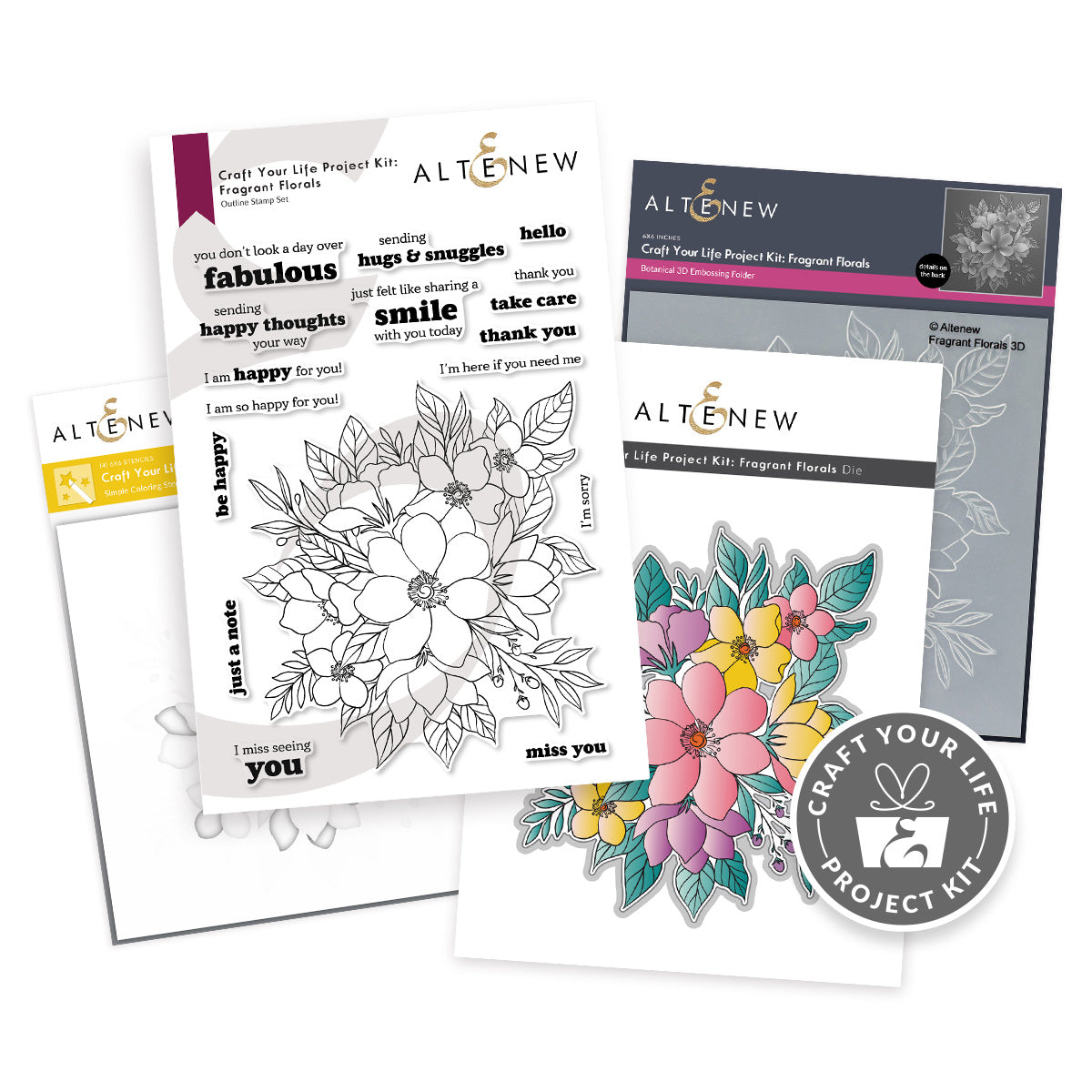 Altenew - Craft Your Life Project Kit: Fragrant Florals