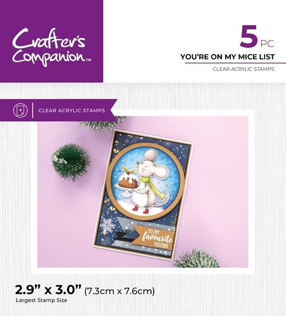 CC - Cute Christmas - Clearstamp - You’re on my Mice List