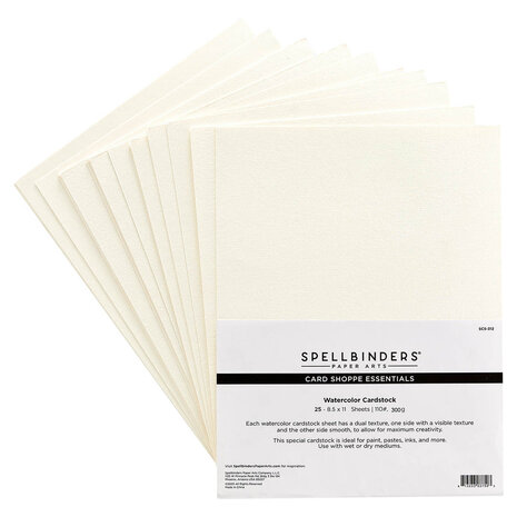 Watercolor Cardstock 8.5x11 Inch (25pcs)