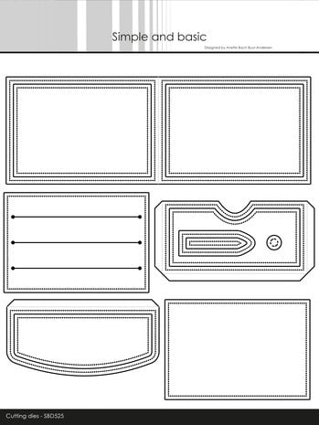 Simple and Basic die - Wallet Dies