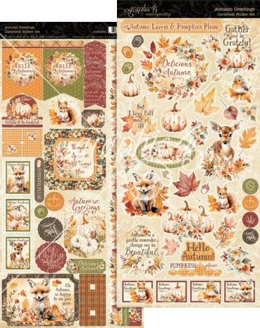 Graphic 45 - Autumn Greetings Sticker Set 