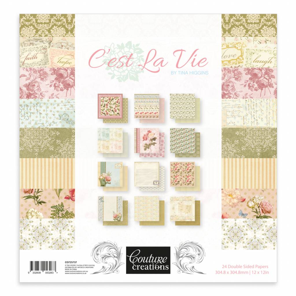 couture-creations-cest-la-vie-12x12-inch-paper-pad