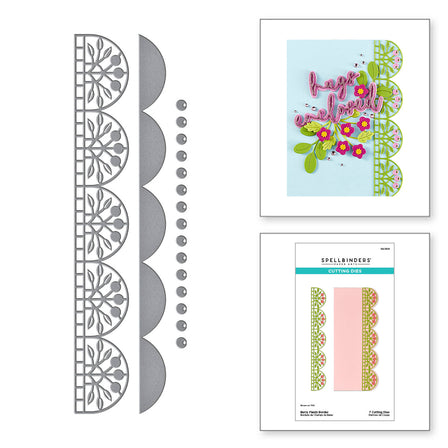 Spellbinders - Berry Fields Border Etched Dies from the Vivid Expressions Collection