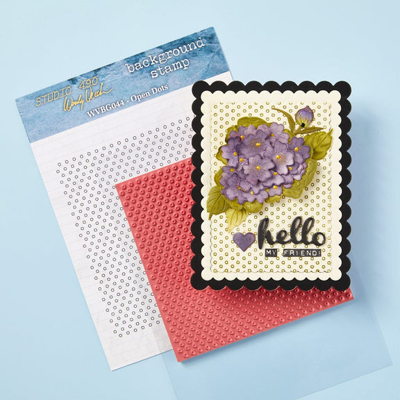 Stampers Anonymous - Wendy Vecchi Background Stamp - Open Dots