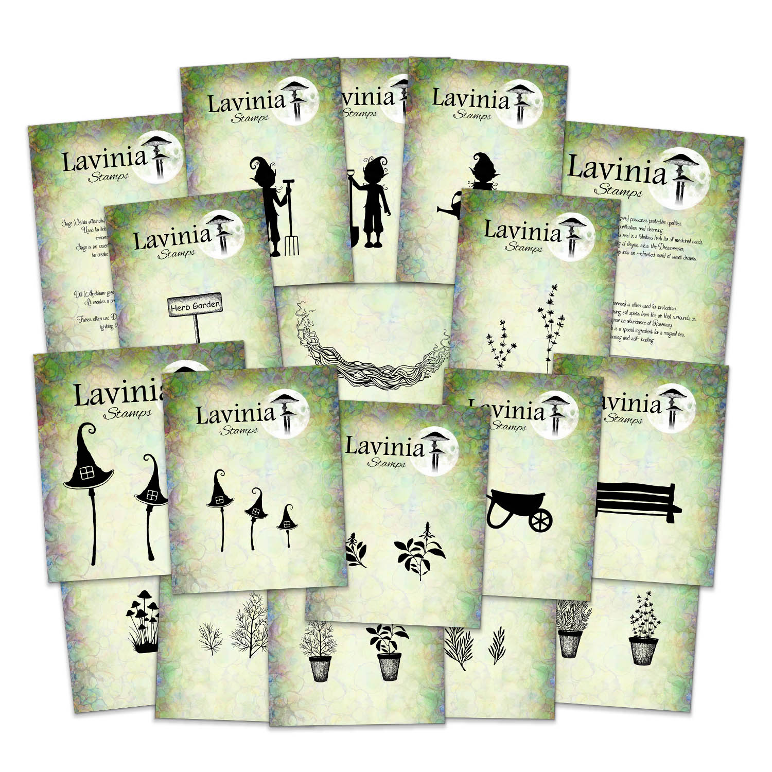 Lavinia Stamps - The Herbs and Delights Stamp Collection 