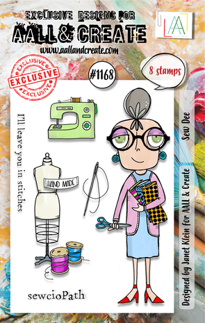 AALL and Create - Stamp Set Sew Dee A7