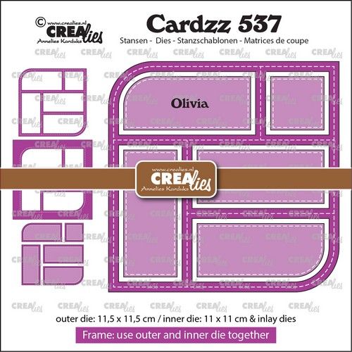 Crealies Cardzz Rahmen & Inlay Olivia